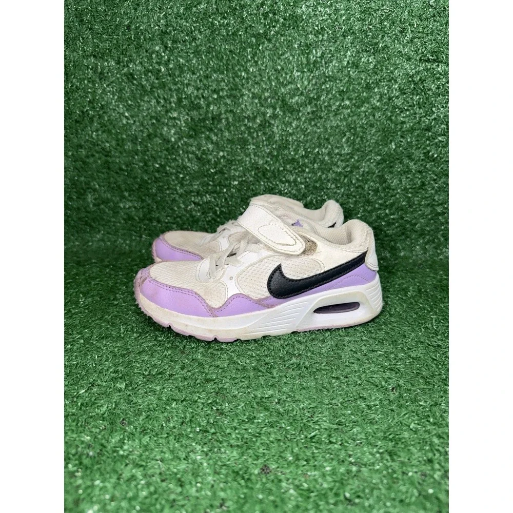 NIKE AIR Max SC Toddler Kid Size 12.5C Boy Girl Walking Shoe White Purple CZ5361